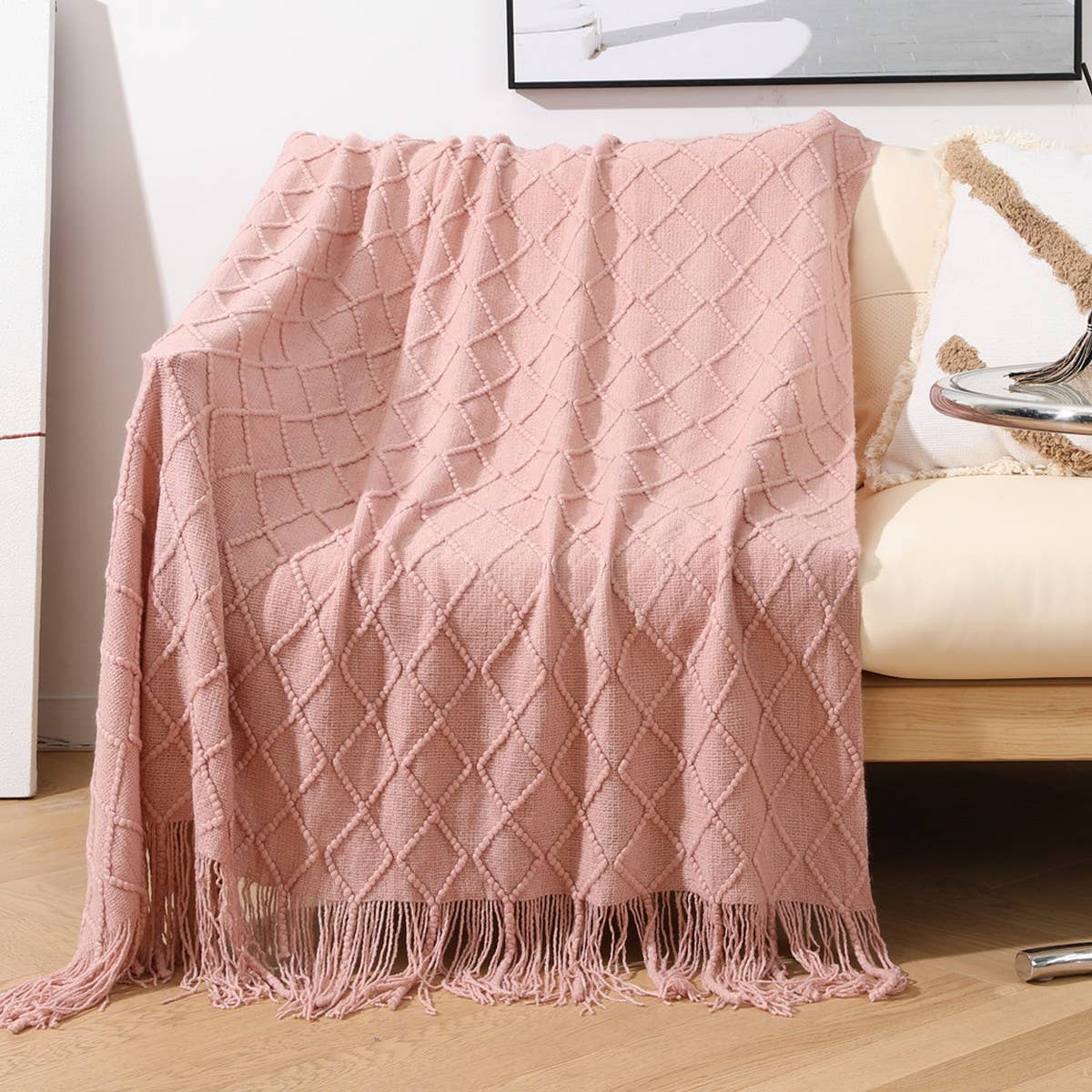 SOFT SOFA COUCH COVER DECORATIVE KNITTED BLANKE_CWMM0218