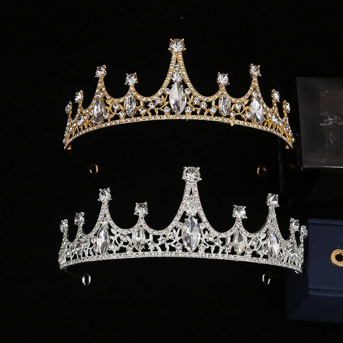 Wedding Accessories Crystal Bridal Crown Tiaras_Cwmm2010