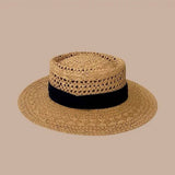 LAFITE GRASS EDGE STRAW FEDORA HATS_CWAH1167