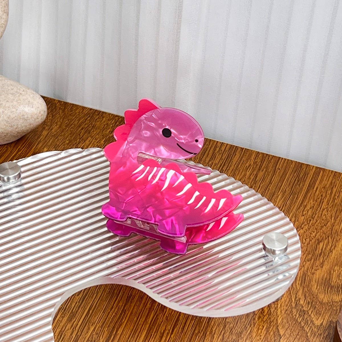 ACRYLIC DINOSAUR HAIR CLAW CUTE FUN SHARK CLIP_CWAHA2072