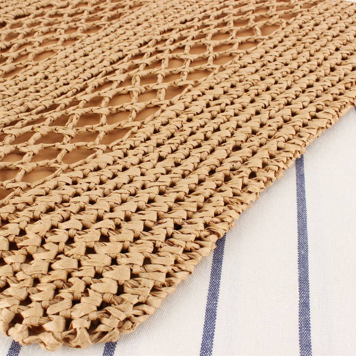 HOLLOW PAPER ROPE LARGE CAPACITY STRAW BAG_CWAB2011