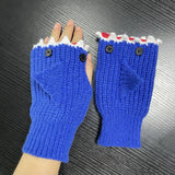 CUTE CARTOON SHARK HALF FINGER GLOVES_CWMM1663