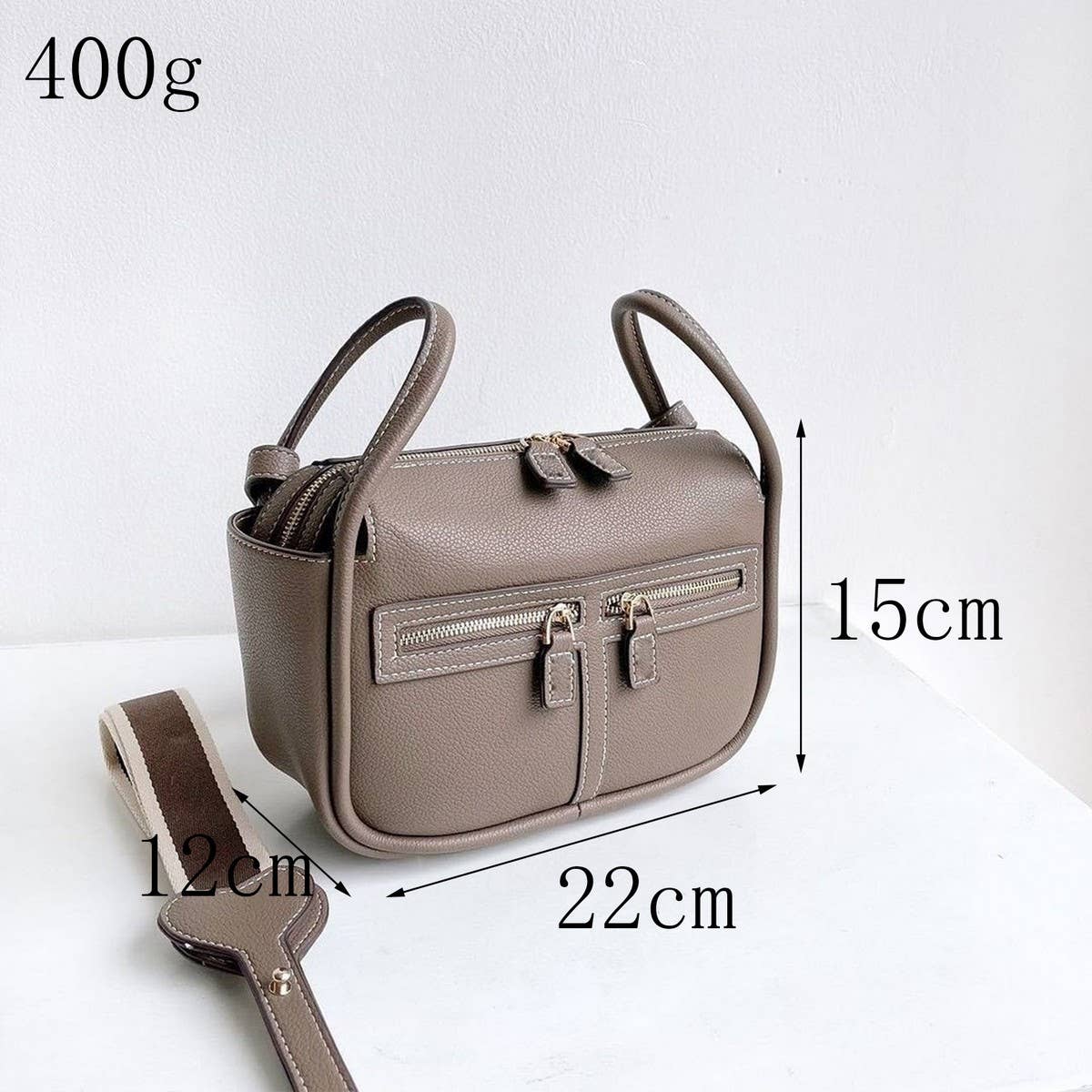 Multi-Zip Pocket Handbag_Cwab1938