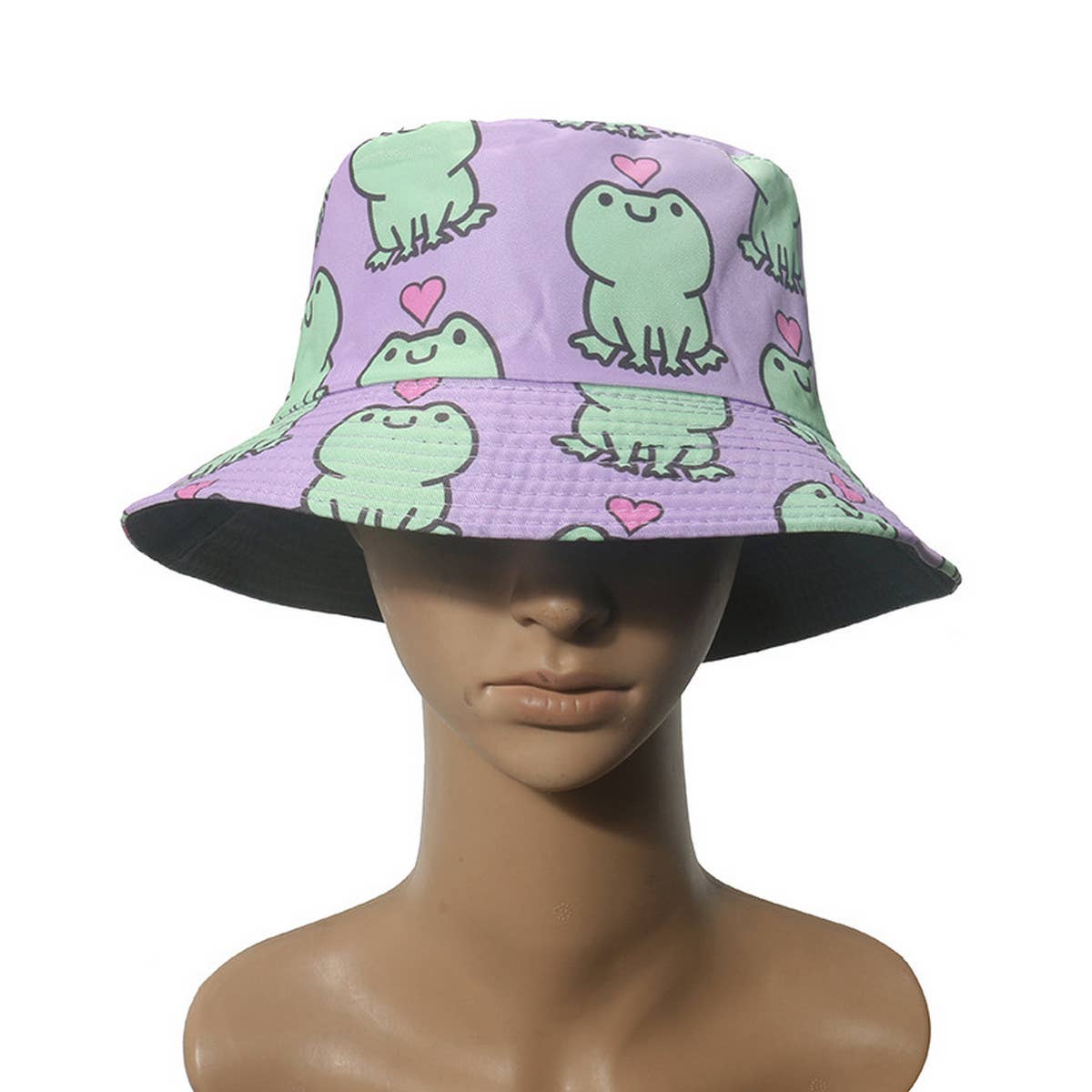 2024 NEW CUTE FACE SHOWING SUN BUCKET HAT_CWAH1564