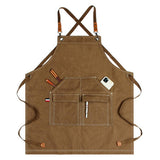 Cwmm1830_Denim Canvas Apron Multi-Functional Home Work Apron