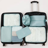 6 7 PIECE WATERPROOF TRAVEL PACKING CUBE SET_CWAB0542