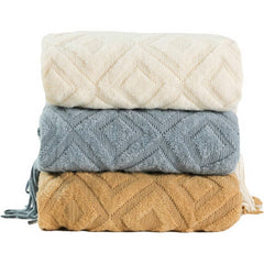 KNITTED JACQUARD SOFA BLANKET NAP BLANKET_CWMM0191