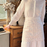 HALF BODY FLORAL HOME CAFE WORK APRON_CWMM5808