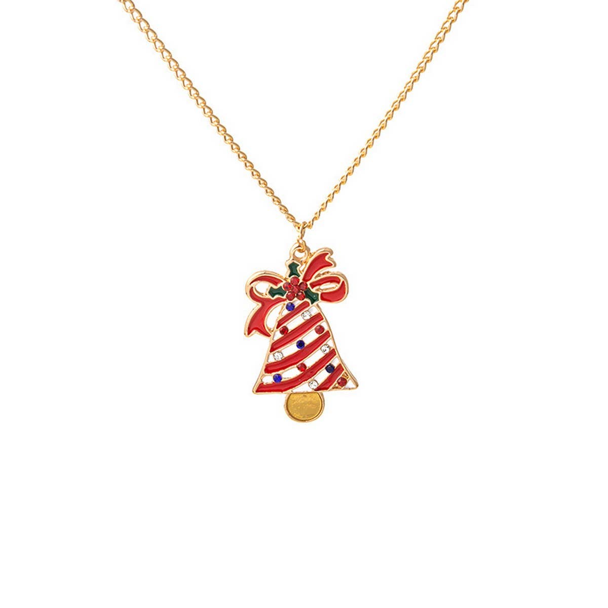CHRISTMAS CARTOON PERSONALITY VERSATILE NECKLACE_CWAJE1862