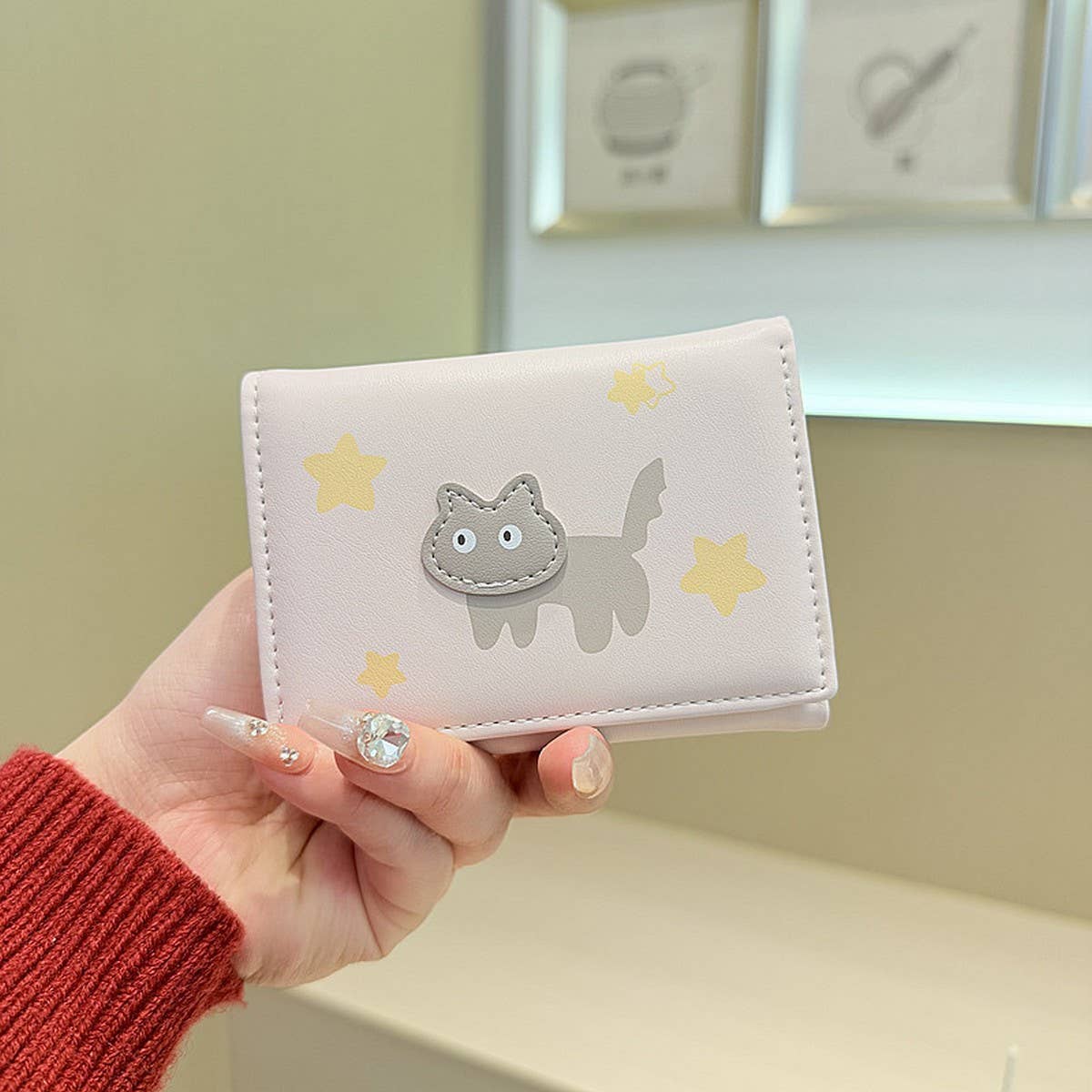 Cute Cartoon Mini Pu Wallet For Students_Cwab06243