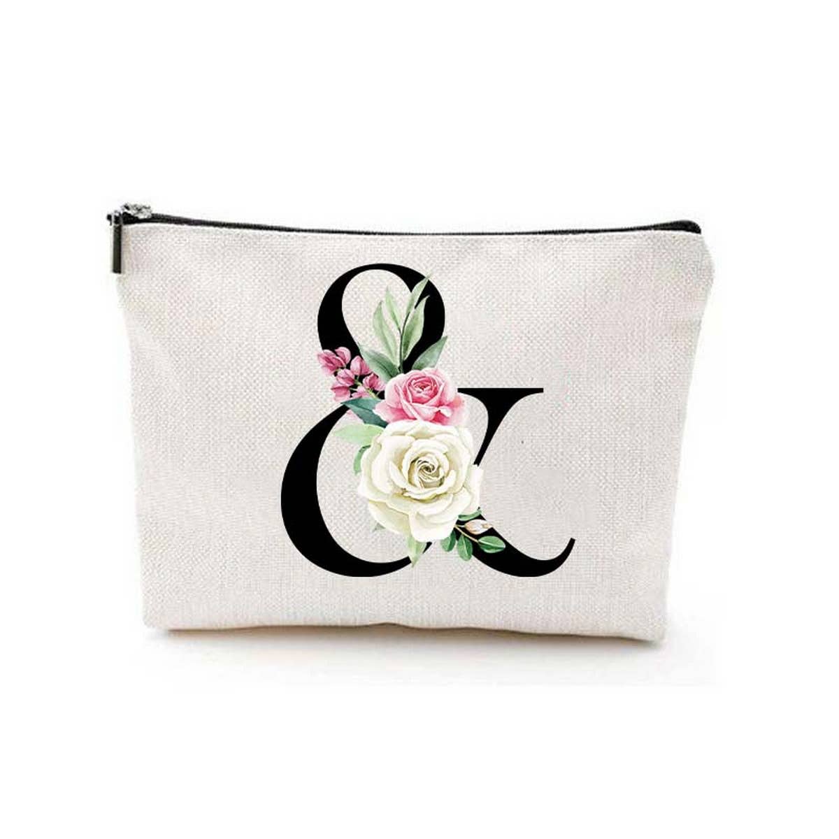 SIMPLE DOUBLE SIDED PRINTED ZIPPER COSMETIC BAG_CWAB2251