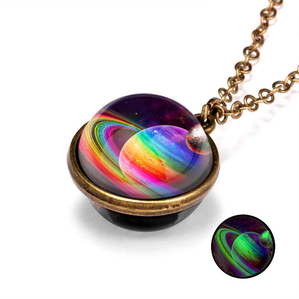 Cwaje2502_Luminous Double-Sided Universe Starry Sky Necklace