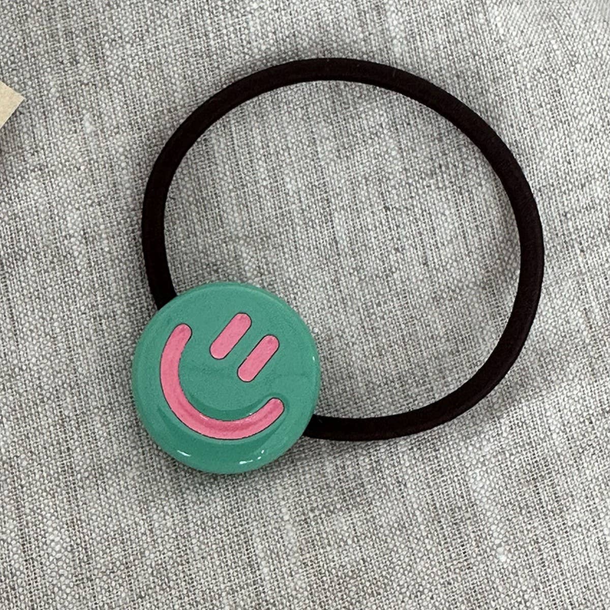 SMILEY FACE HAIR TIES_CWAHA0340