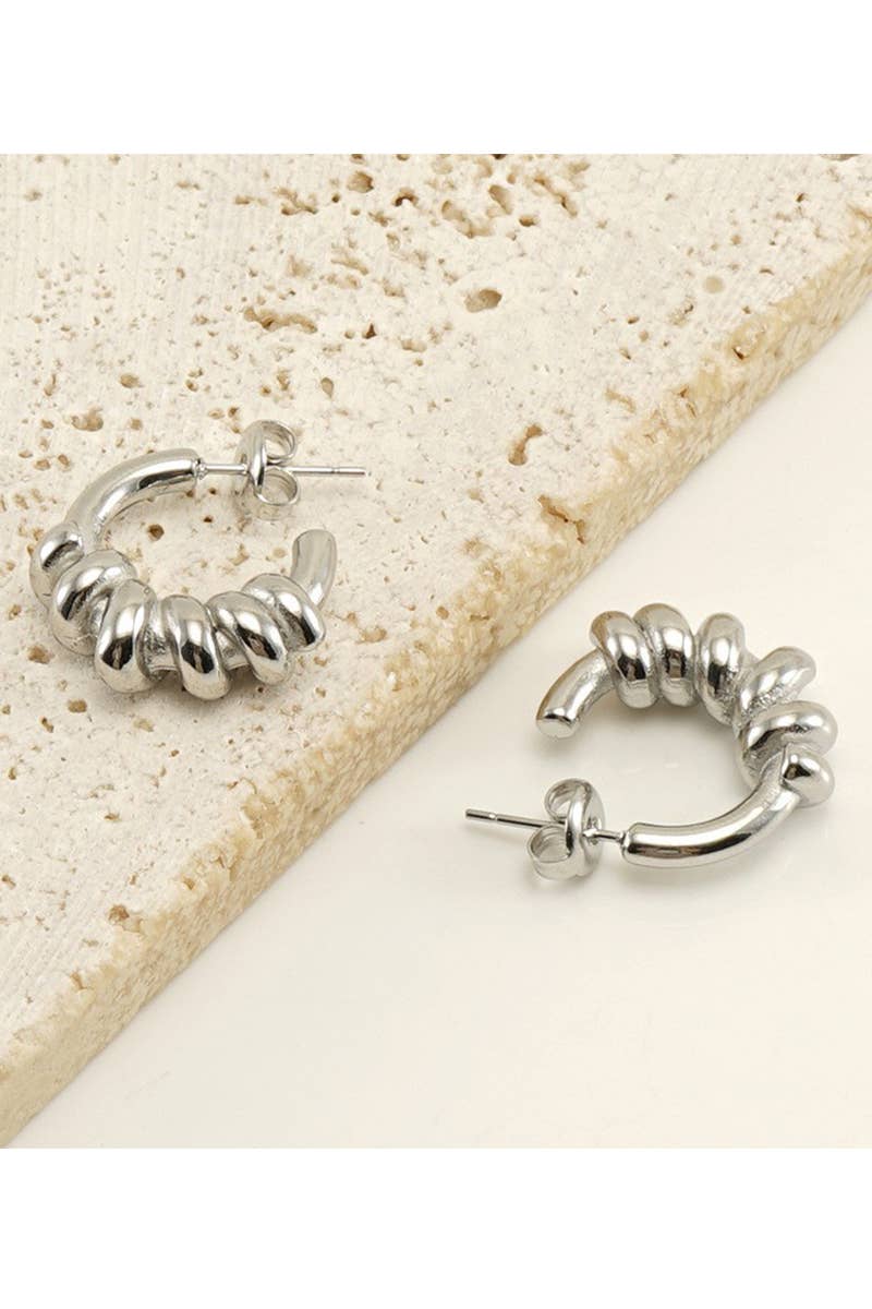 18K Gold Plated Stainless Steel Earrings_Cwaje0389