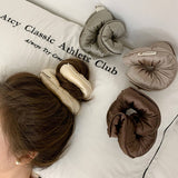Soft Padded Pillow Scrunchie Elastic Hair Tie_Cwaha07987