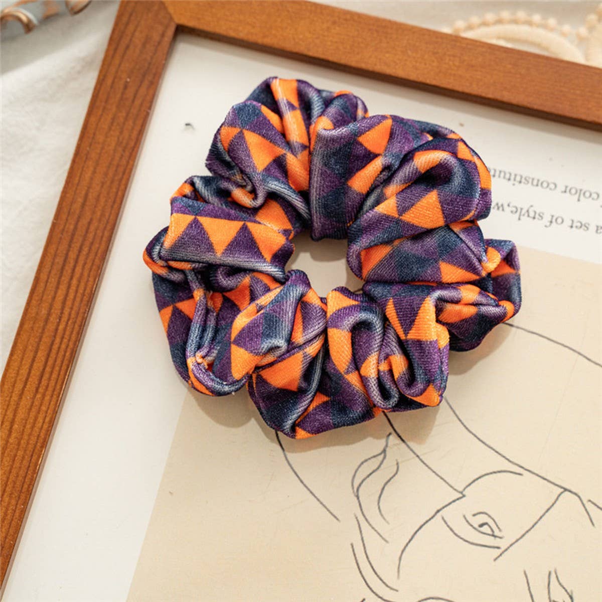 HALLOWEEN HIGH ELASTIC LARGE INTESTINE HAIR TIE_CWAHA1468
