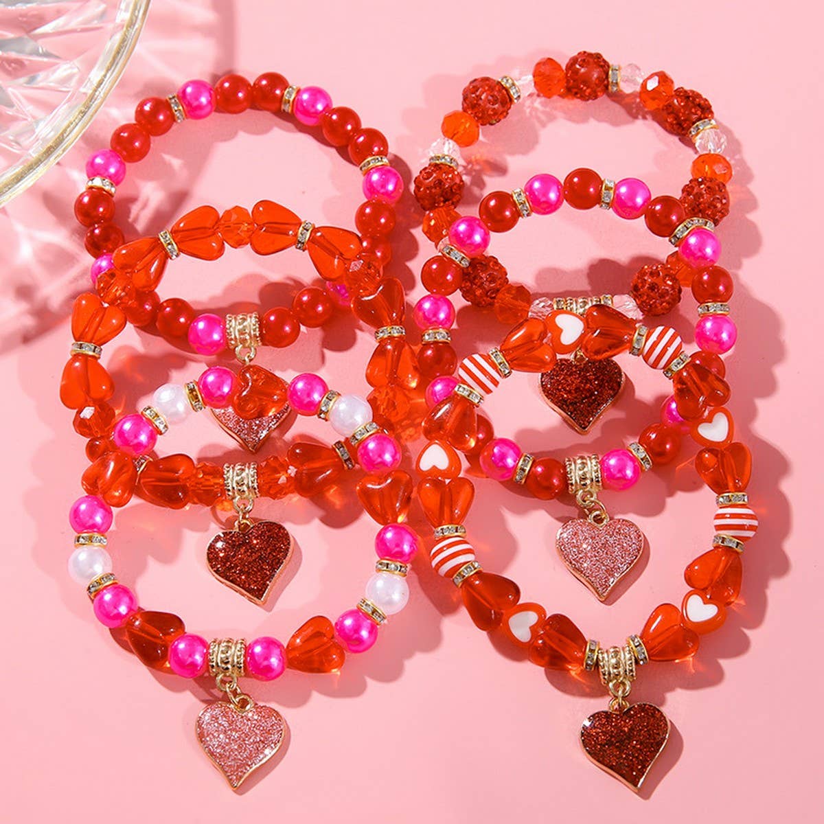 LOVE LOVE LOVE FRIENDSHIP GIFT HANDMADE BRACELET_CWMM3510