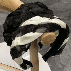 BRAIDED DESIGN HEADBAND_CWAHA0198