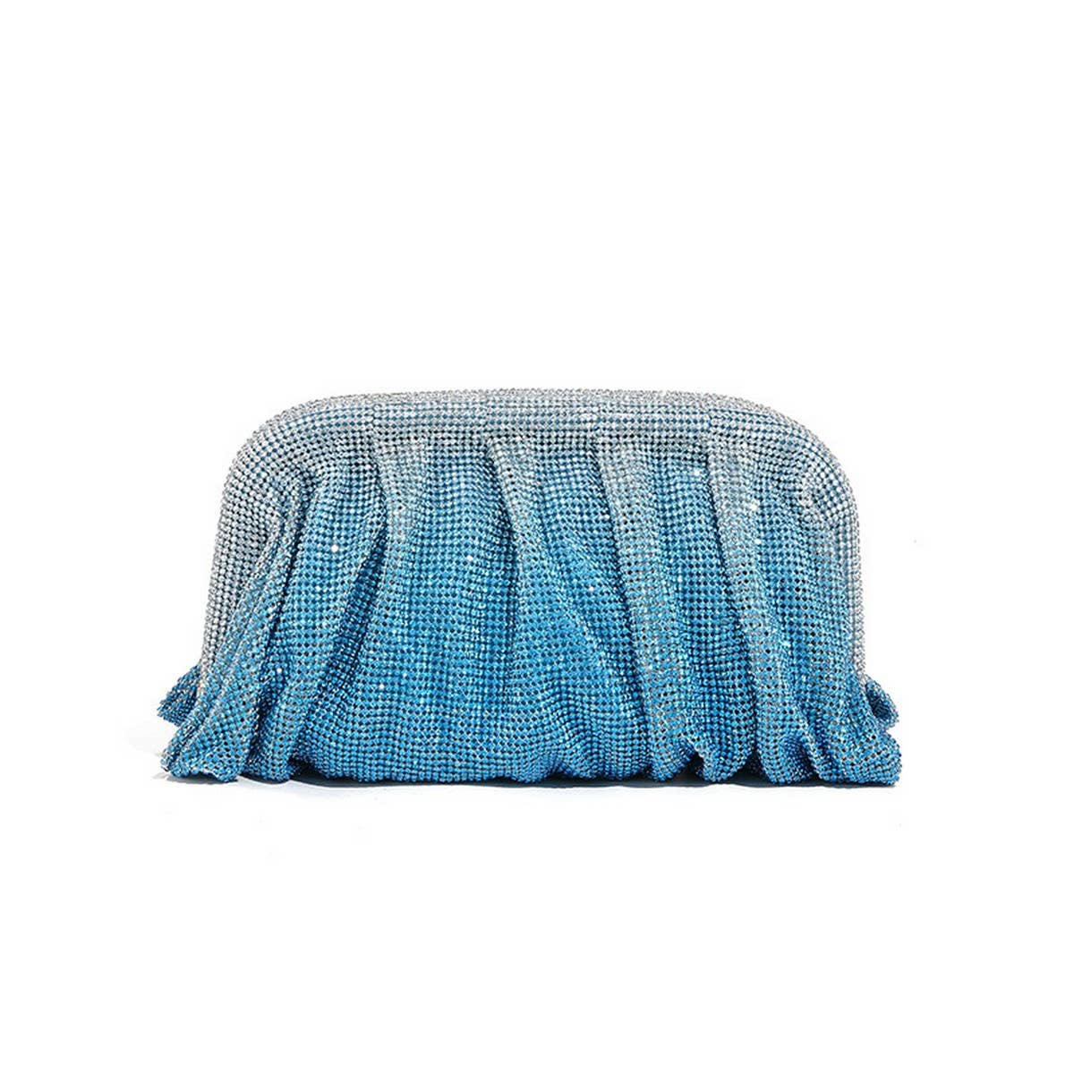 LUXURY HANDMADE RHINESTONE CLOUD CLIP EVENING BAG_CWAB3591