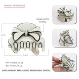 ACETATE SHEET HAIR ACCESSORIES BOW CLIP_CWAHA4319