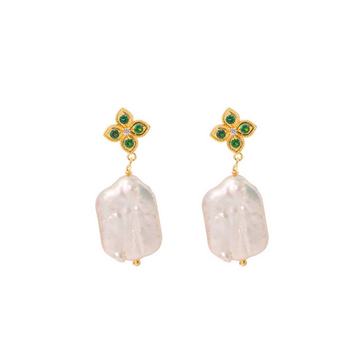 NEW NATURAL FRESHWATER PEARL EARRINGS FOR WOMEN_CWAJE3811