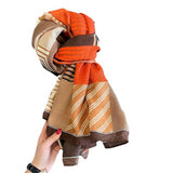 NEW WINTER PLAID SCARF FOR WOMEN WARM VERSATILE_CWASC0592