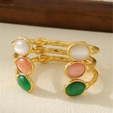 IRREGULAR RETRO SIMPLE EMBEDDED BRACELET_CWMM3730