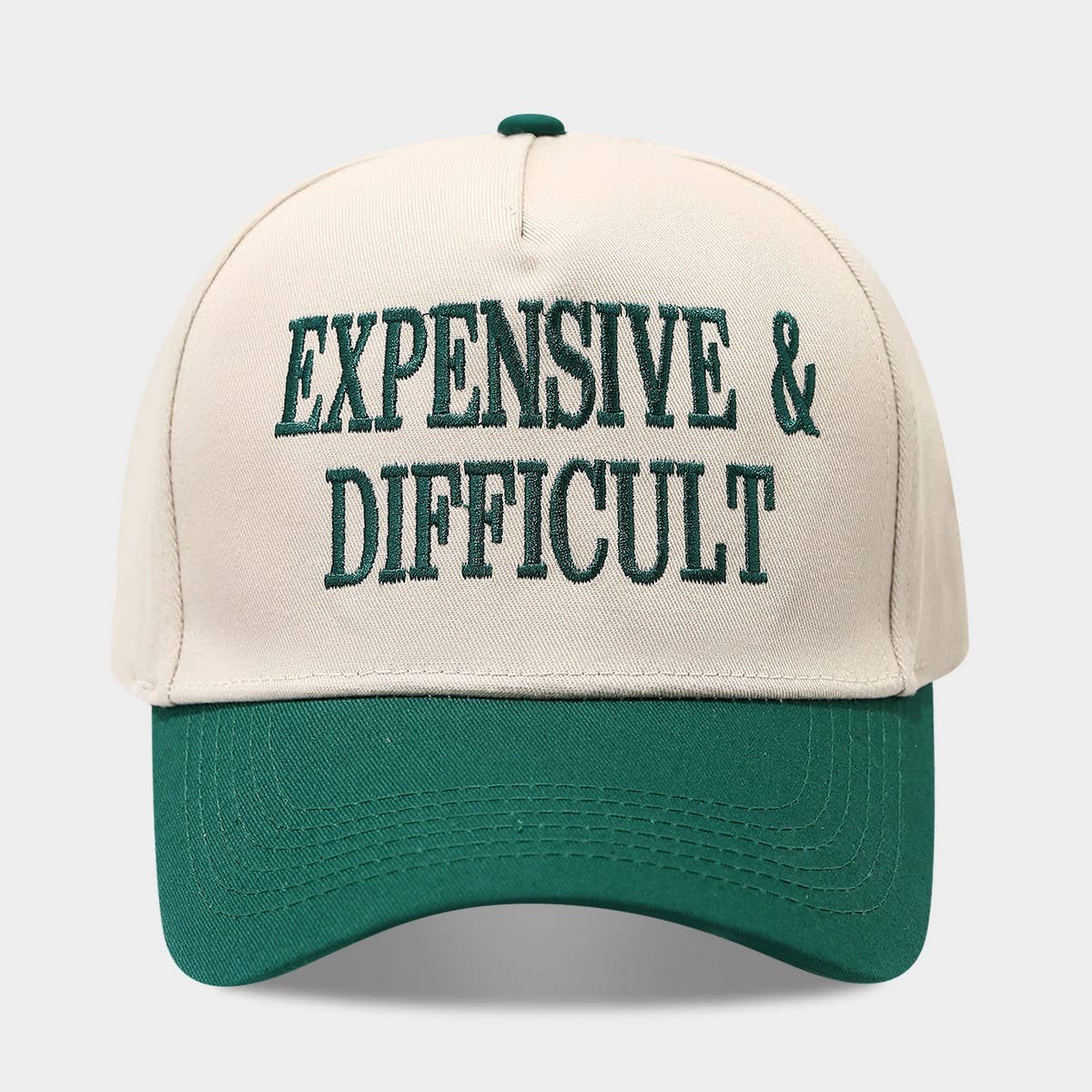Retro Letter Embroidery Baseball Cap Unisex_Cwah04658