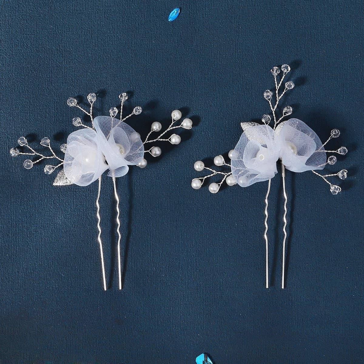 NEW BEAUTIFUL SILK FLOWER BRIDAL HAIR ACCESSORIES_CWAHA2782