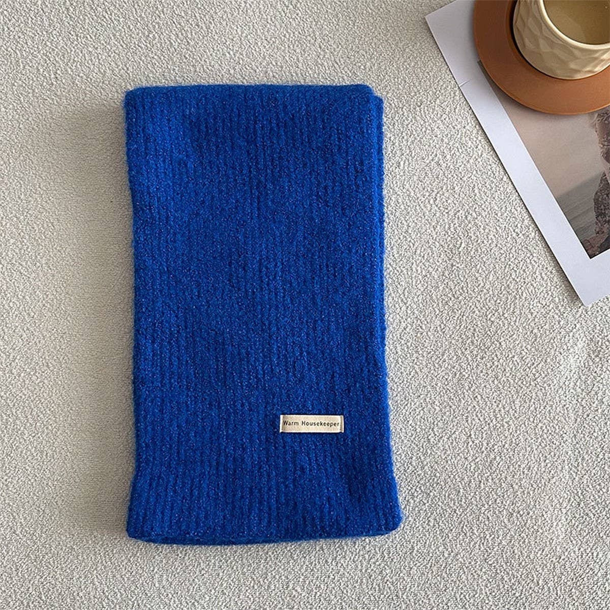 Winter Solid Wool Blend Scarf Soft And Versatile_Cwasc2286