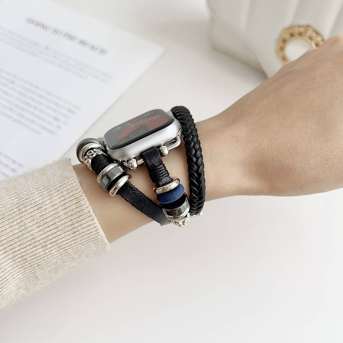 BOHEMIAN WOVEN WATCH STRAP IWATCH9 1_CWWW0037