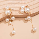 IMITATION PEARL TASSEL PENDANT EARRINGS_CWAJE1155