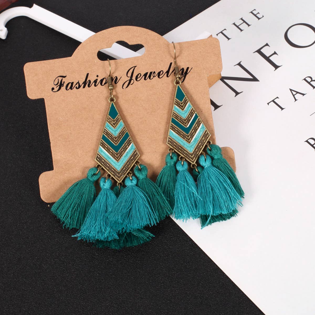Versatile Tassel Gradient Earrings