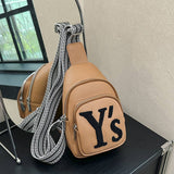Simple Ys Letter Crossbody Bag_Cwab2090