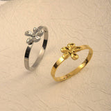 CREATIVE FLOWER BRACELET IN STAINLESS TITANIUM_CWAJE4604