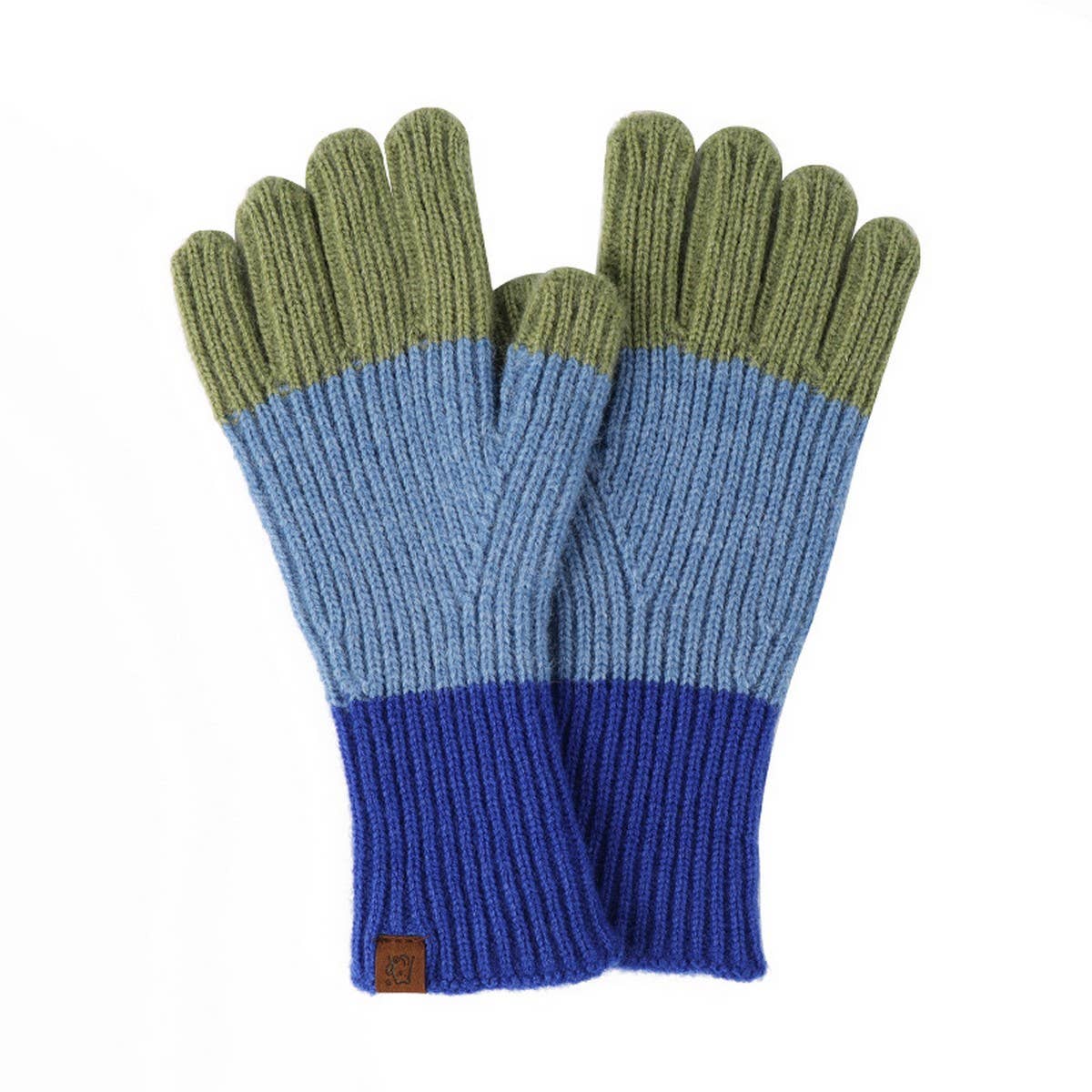 NEW WINTER LONG CONTRASTING TOUCH SCREEN GLOVES_CWAG0382