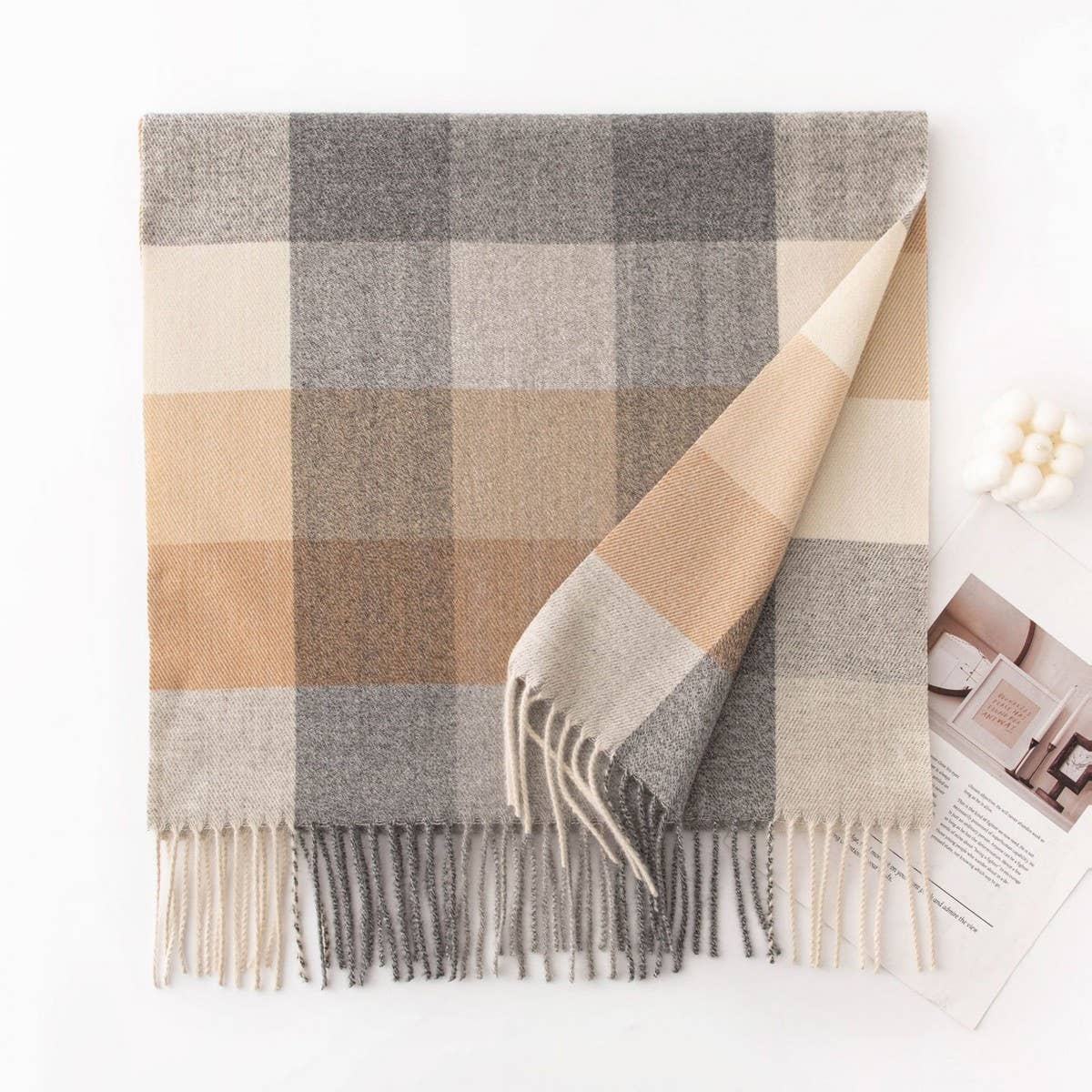 Cwasc2721_Winter High-End Fashion Warm Scarf Shawl