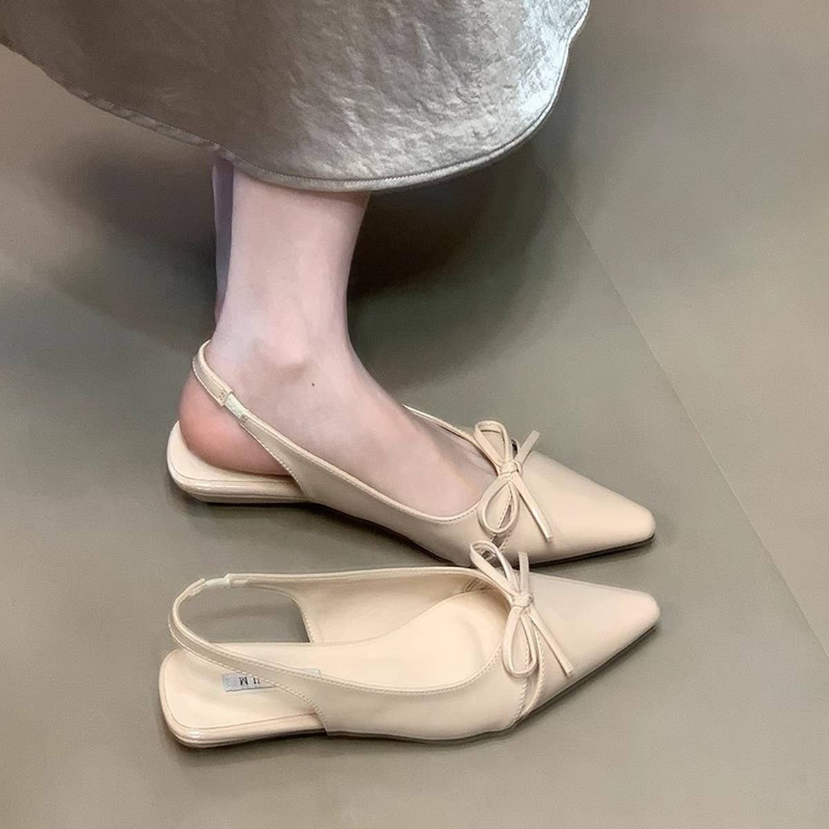 BOW CLOSED TOE SANDALS FOR WOMEN_CWSHF0100