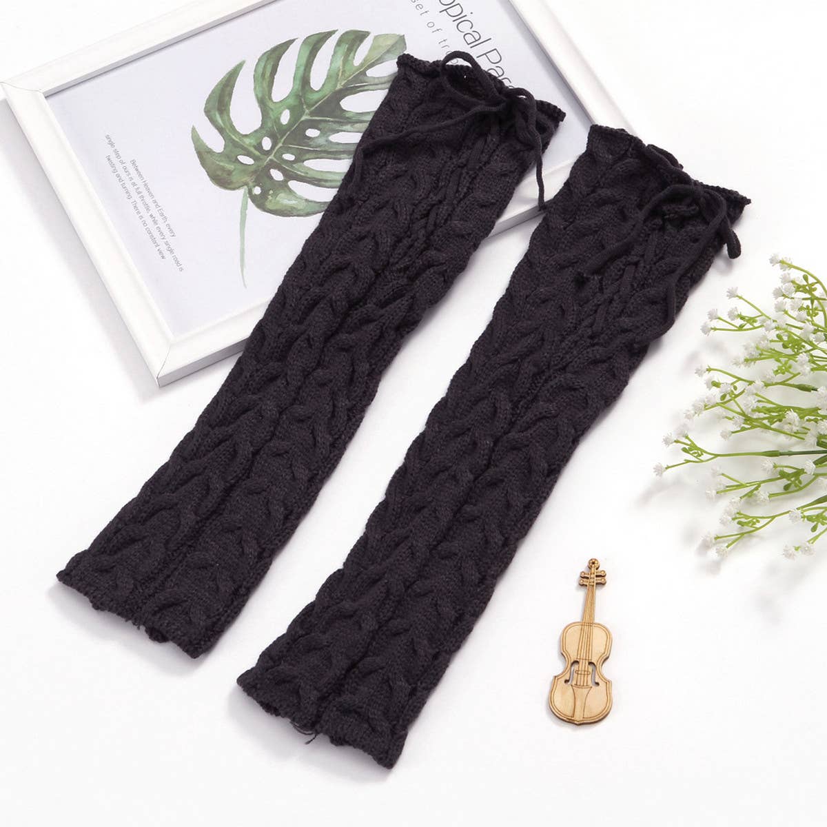 LEG WARMERS WITH LEG WRAPS AND LEG WRAPS_CWMM1785