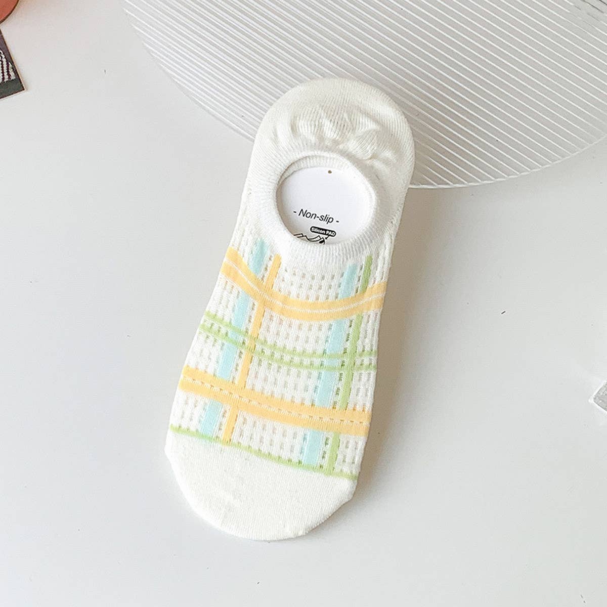 Women Cartoon Invisible Hollow Socks_Cwms0434