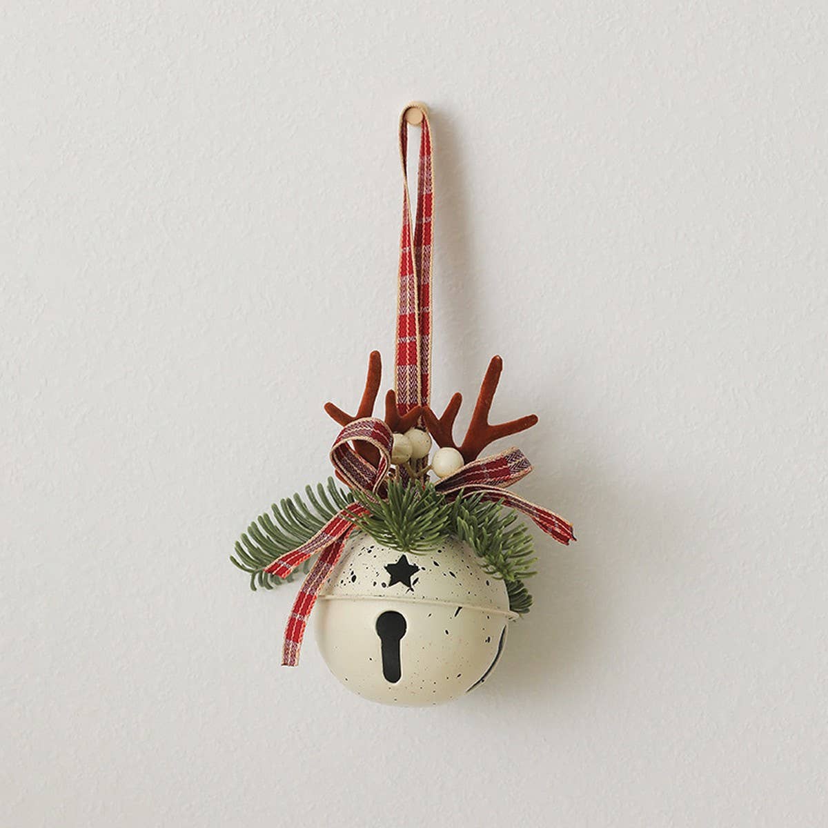 Pinecone Bell Xmas Wreath Hanging Decor_Cwmm10584