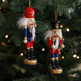 PAINTED WOODEN NUTCRACKER SOLDIER CHRISTMAS DECOR_CWMM9738