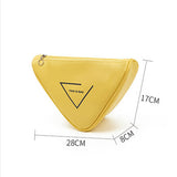 GEOMETRIC TRIANGLE ZIPPER MAKEUP BAG_CWAB1449