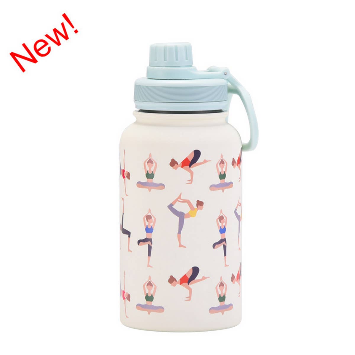 2024 NEW YOGA THEME INSULATED WATER CUP_CWMM0984