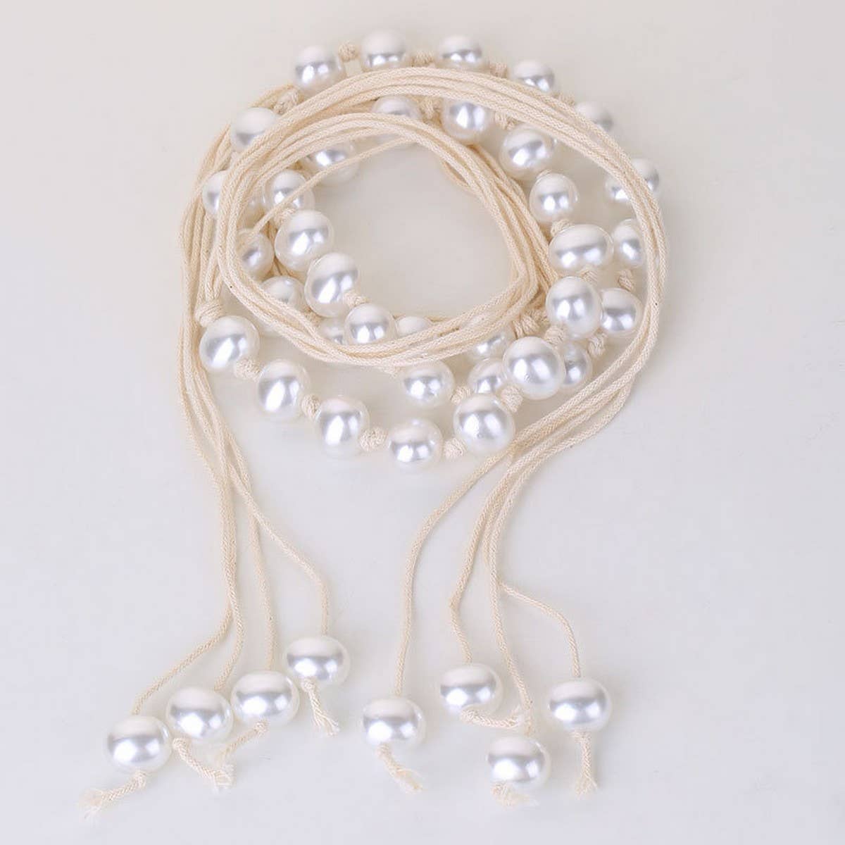 BOHO PEARL TASSEL CHAIN BELT FOR WOMEN DRESSES_CWMM6410