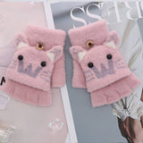 CHILDRENS GLOVES CUTE CARTOON WINDPROOF GLOVES_CWAG0153