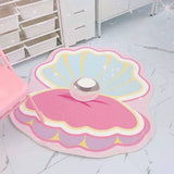 CUTE CREAMY DOPAMINE RUG BEDROOM FLOOR MAT_CWMM7516