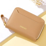 Cute Minimalist Large Capacity Zippered Wallet_Cwab1625