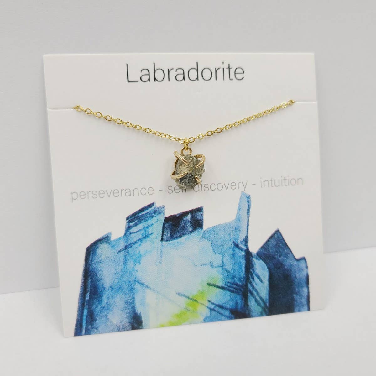 IRREGULAR FOUR CLAW NATURAL STONE NECKLACE_CWAJE1056