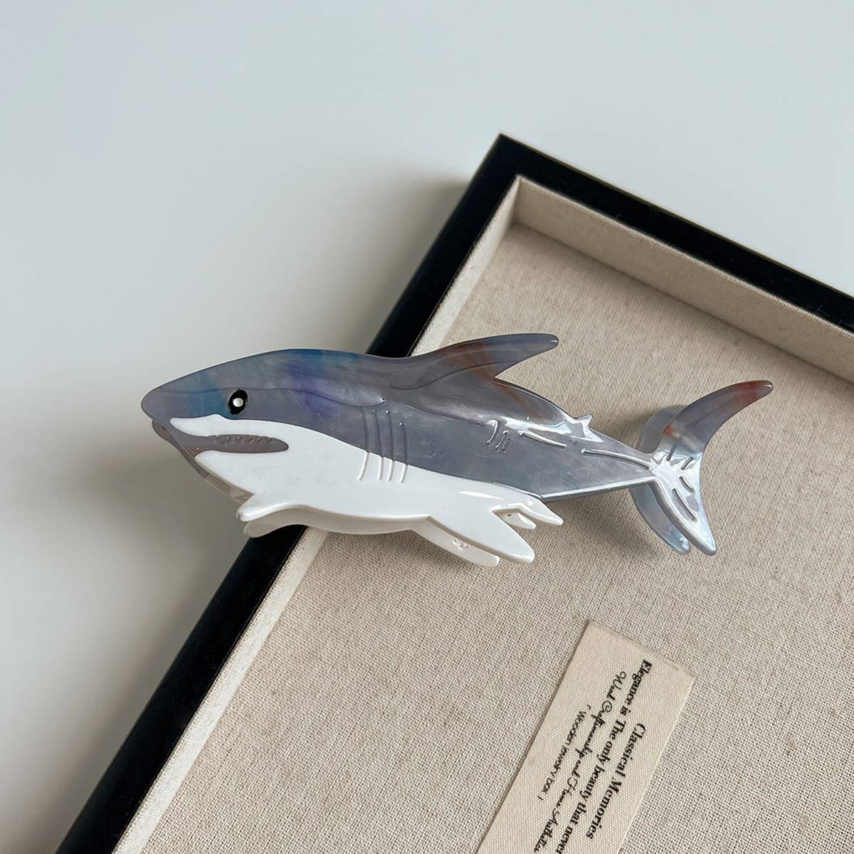 SHARK SERIES ACETATE HAIRPIN BEACH HAIRPIN_CWAHA5713